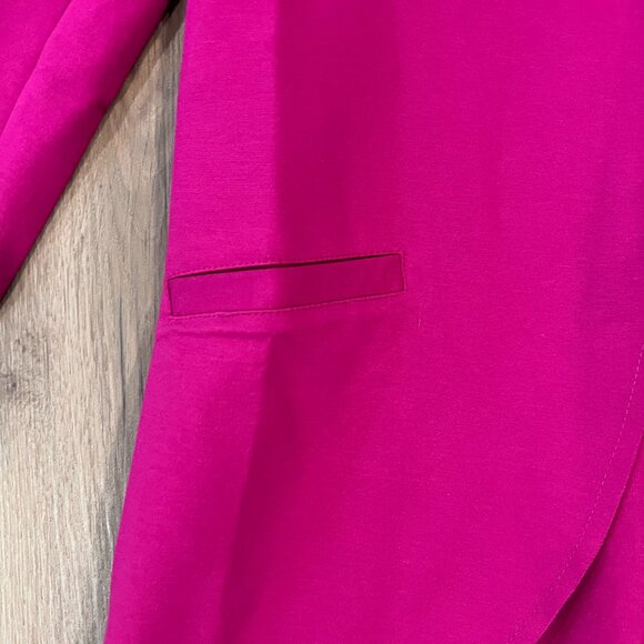 Zimo Italy Hot Pink Blazer Jacker Single Button Size Large - Picture 5 of 9